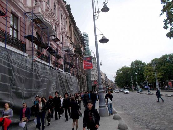 Фото рекламной плоскости по адресу пр. пр.Свободи