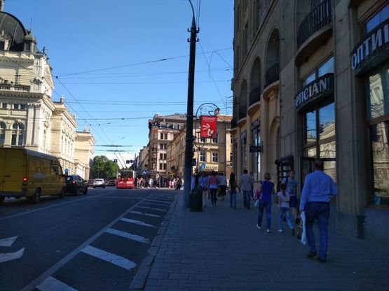 Фото рекламной плоскости по адресу пр. пр. Чорновола