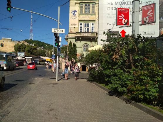 Фото рекламной плоскости по адресу пр. пр.Свободи