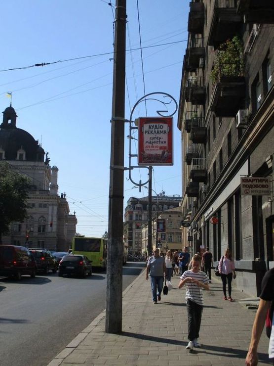 Фото рекламной плоскости по адресу пр. пр. Чорновола