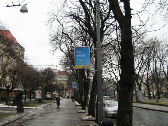 Фото рекламной плоскости по адресу пр. пр.Свободи