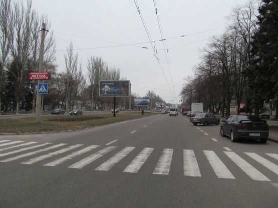 Фото рекламной плоскости по адресу Космическая-Восточная (из города)