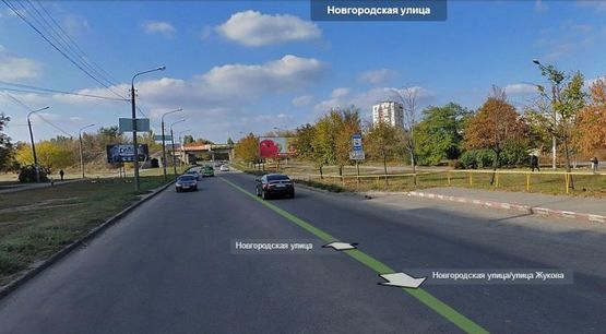 Фото рекламной плоскости по адресу пр-т Ленина (Соборный) , 105 - Украинская