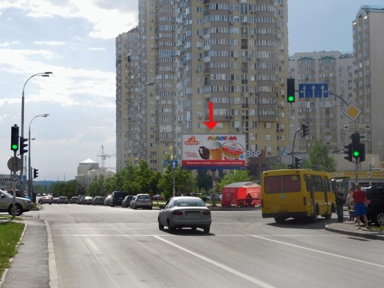 Фото рекламной плоскости по адресу Ахматовой ул. 44/11 перекресток с ул. Урловская