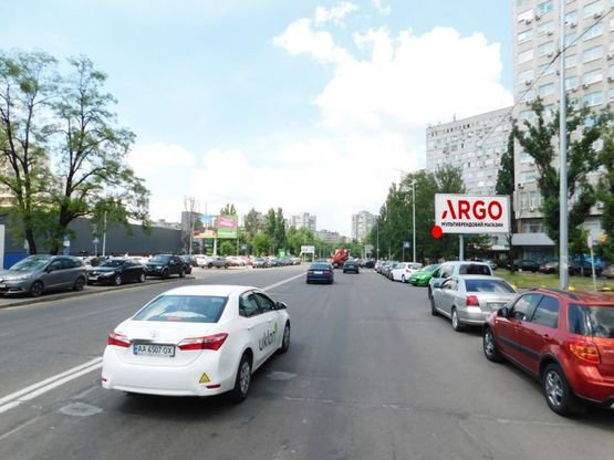 Фото рекламной плоскости по адресу Сверстюка Евгения ул. 23