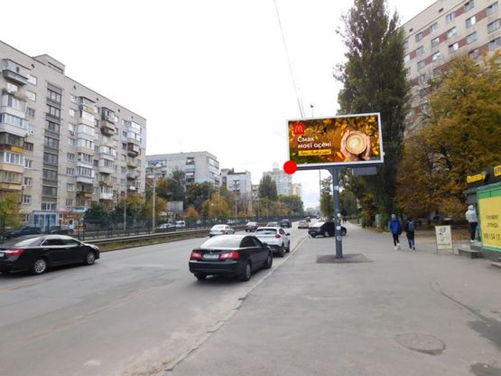 Фото рекламной плоскости по адресу Борщаговская ул. 128 (2х4)