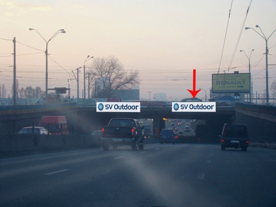 Фото рекламной плоскости по адресу Бандеры Степана пр-т, Вербовая ул., от Тульской пл., от "Петровки"