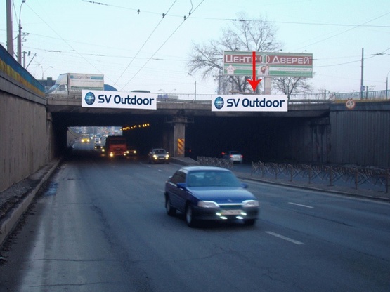 Фото рекламної площини за адресою Бандеры Степана пр-т, Вербовая ул., к Тульской пл., к "Петровке"