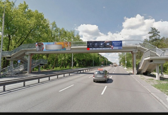 Фото рекламной плоскости по адресу Победы пр-т 139, рядом кемпинг "Пролисок", из центра