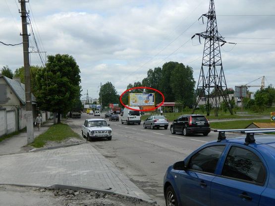 Фото рекламной плоскости по адресу Вашингтона  за поворотом з Зеленої К 2 А ниж. ТЦ МЕТРО