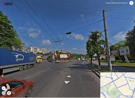 Фото рекламной плоскости по адресу Виговського - вул. Патона №2