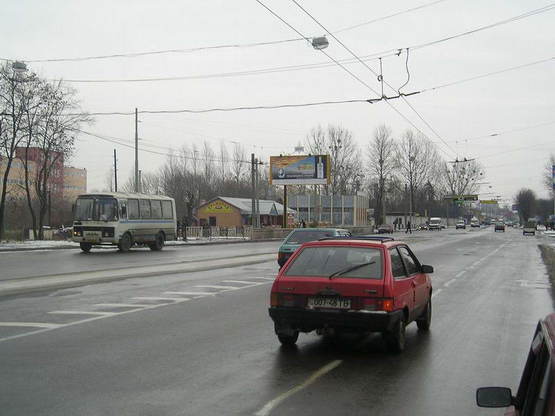 Фото рекламной плоскости по адресу Городоцька, 234а - Патона(в центр) сторона Б