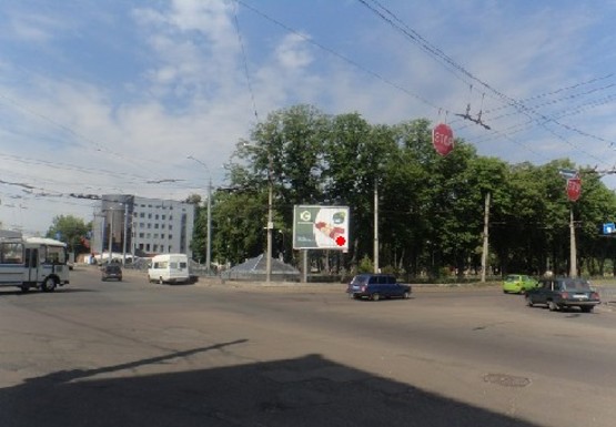 Фото рекламної площини за адресою Мира пр. - Киевская ул. - Щорса ул.