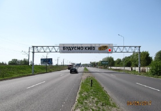 Фото рекламної площини за адресою Трасcа Н-01, Новая Обуховская, 22,150