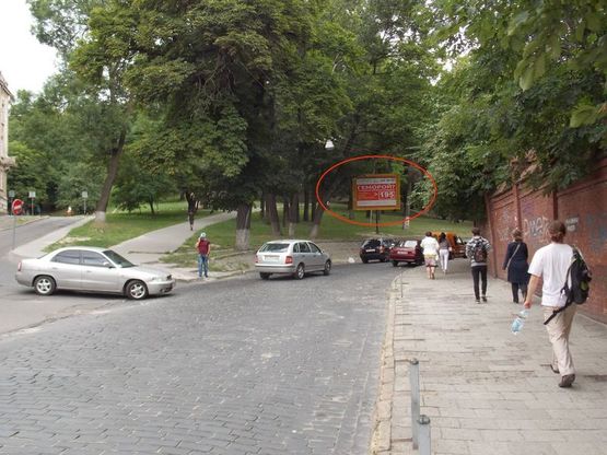 Фото рекламной плоскости по адресу Клепарівська (Краківський ринок)