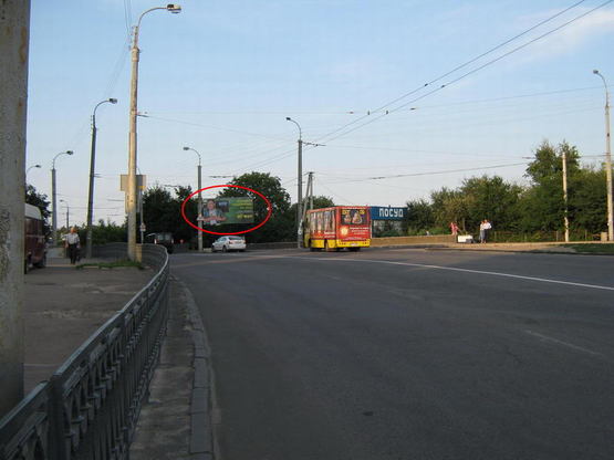 Фото рекламной плоскости по адресу Дубенська