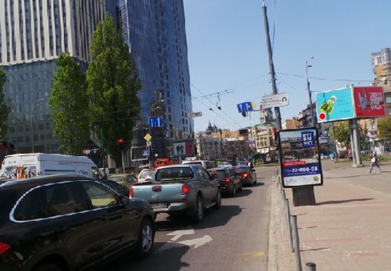 Фото рекламної площини за адресою Леси Украинки б-р - Бассейная ул. - Мечникова ул.