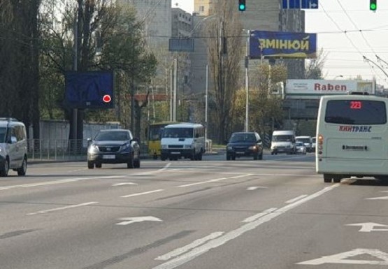 Фото рекламної площини за адресою Телиги ул., 2 - Гонты ул. (в сторону ст. м. "Шулявская") (BackLit)