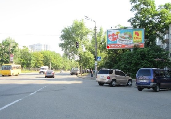 Фото рекламной плоскости по адресу Васильковская ул., 55
