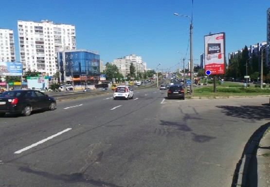 Фото рекламной плоскости по адресу Братиславская ул. - Броварской пр.