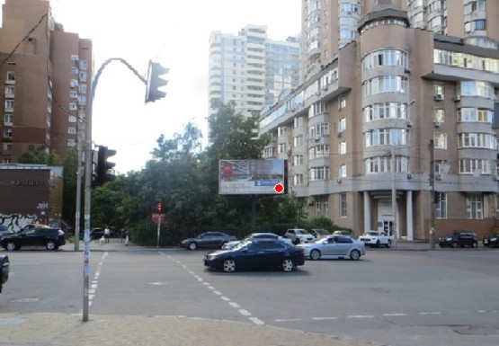 Фото рекламної площини за адресою Антоновича ул. (Горького ул.) - Тверская ул.