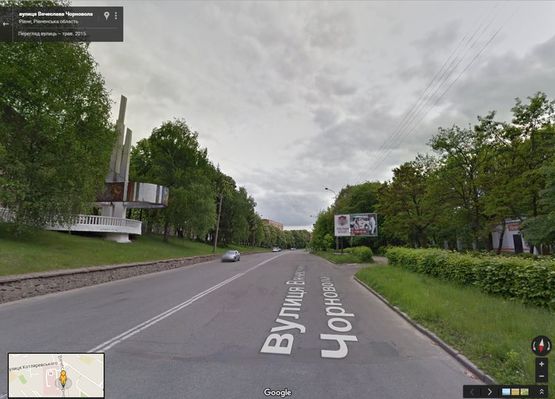 Фото рекламной плоскости по адресу Чорновола
