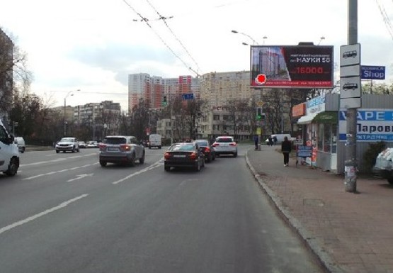 Фото рекламной плоскости по адресу Васильковская ул., 34