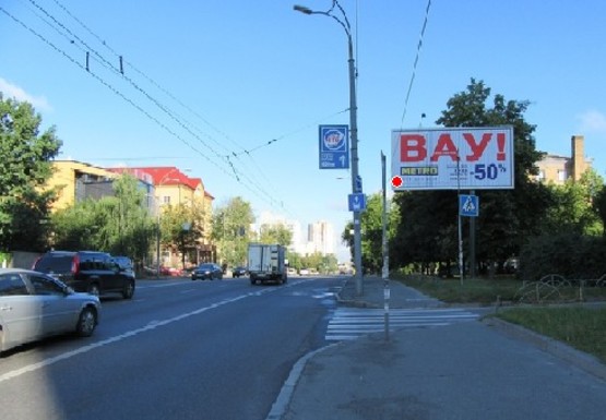 Фото рекламної площини за адресою Лобановского пр, 51.  (бывш. Краснозвездный пр.)