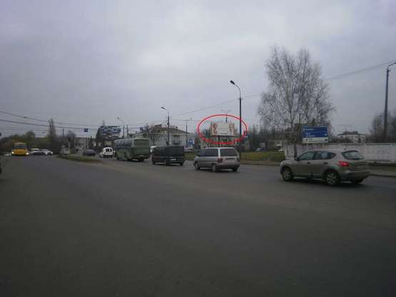 Фото рекламної площини за адресою Дубенська -  Карпенка -Карого