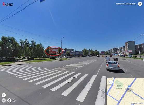 Фото рекламной плоскости по адресу Соборності - пр. Молоді
