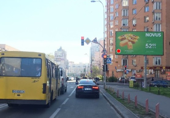 Фото рекламної площини за адресою Княжий Затон ул. - Срибнокильская ул.