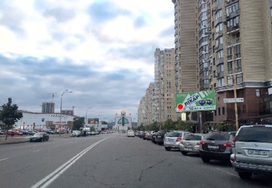 Фото рекламної площини за адресою Никольско-Слободская ул., 1а