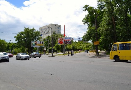 Фото рекламної площини за адресою Васильковская ул. - Ломоносова ул.