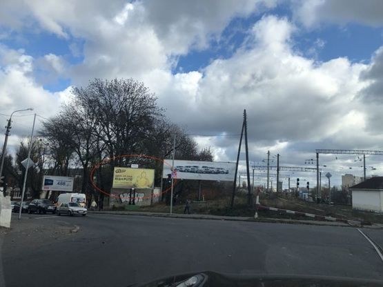 Фото рекламної площини за адресою Пушкіна - вул. І.Франка (  Нижний)