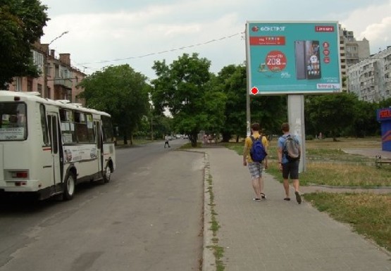 Фото рекламной плоскости по адресу Героев Сталинграда ул.,38