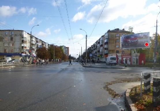 Фото рекламної площини за адресою Победы пр. - Жабинского ул.