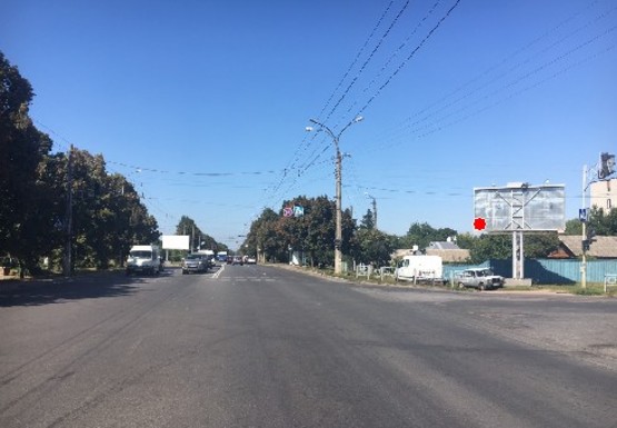 Фото рекламної площини за адресою Мира пр., 215 - Михалевича ул.