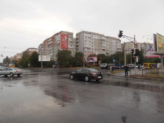 Фото рекламной плоскости по адресу Івасюка -  Будівельників,25 , "Їжачок"