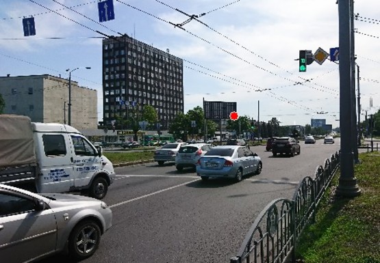 Фото рекламної площини за адресою Московский пр. - Льва Ландау пр.