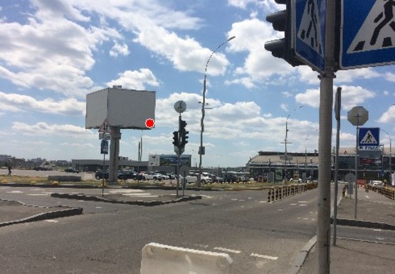 Фото рекламной плоскости по адресу Медовая ул., 2 Аэропорт "Киев"