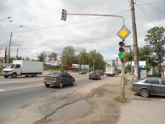Фото рекламной плоскости по адресу Незалежності -вул. Юності (Київська траса)