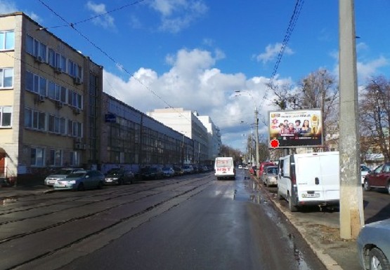 Фото рекламной плоскости по адресу Кириловская ул., 86 (Фрунзе ул.) (BackLit)