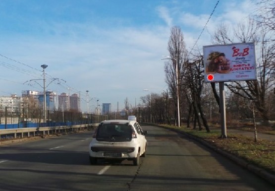 Фото рекламної площини за адресою Борщаговская ул., 95 (BackLit)