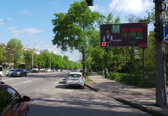 Фото рекламной плоскости по адресу Васильковская ул., 55