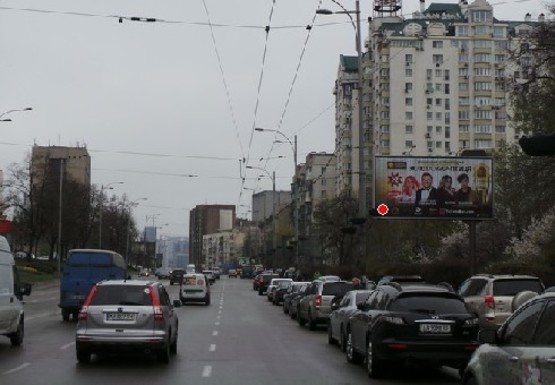Фото рекламной плоскости по адресу Голосеевский пр., 59б