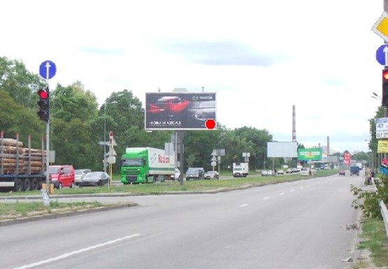 Фото рекламной плоскости по адресу Богатырская ул. - Куреневская ул. (на разделителе)