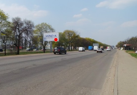 Фото рекламной плоскости по адресу Большая  Окружная дорога, угол Сергея Колоса ул. (на розделителе)