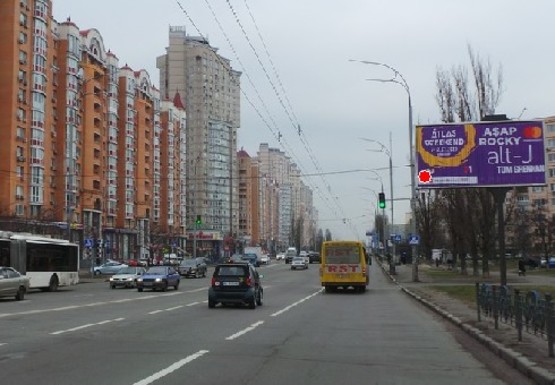 Фото рекламної площини за адресою Героев Сталинграда пр., 11