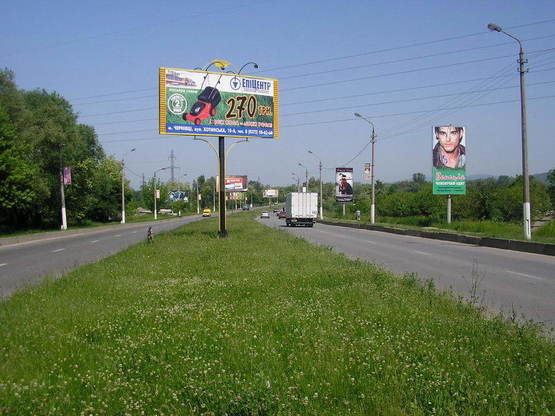 Фото рекламной плоскости по адресу Ізмайлівська (розд. смуга, до ринку); м.1