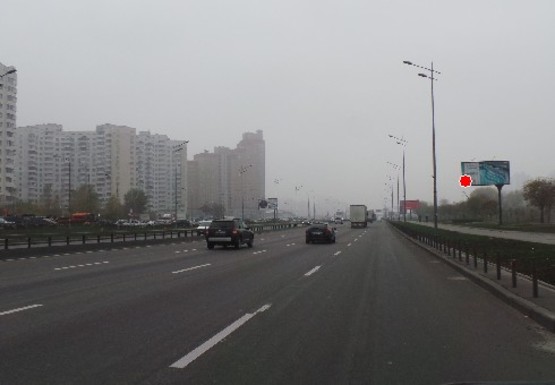 Фото рекламной плоскости по адресу Бажана пр., 26 (напротив)